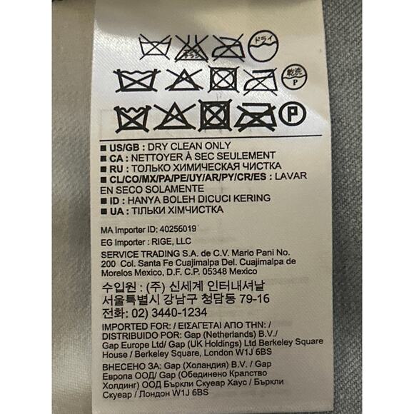 Banana Republic Midi Skirt Black & Cream Size 0 Sloan Pencil A-Line Stretch NWT - Picture 6 of 6